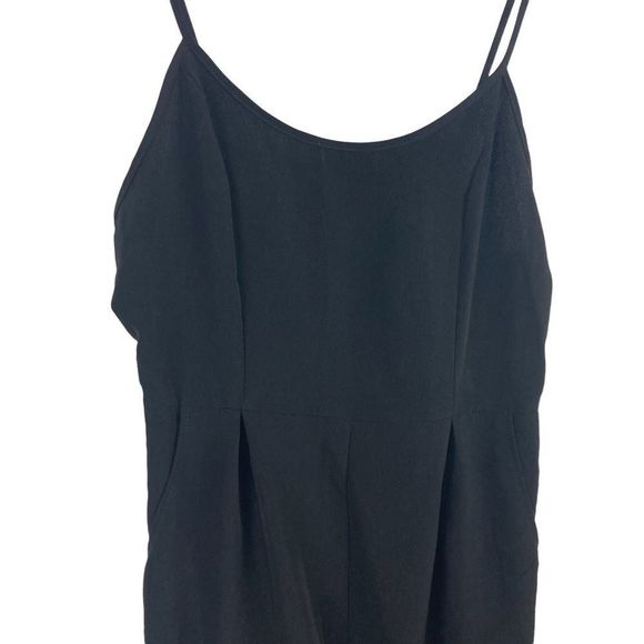 Forever 21 Black Cutout back Jumpsuit Size Medium - Picture 4 of 12